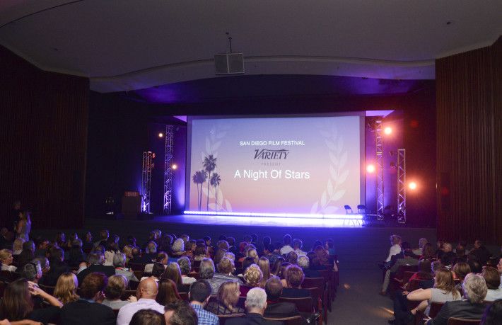 SAN DIEGO, CA - SEPTEMBER 27:  A general view of atmosphere at the opening night tribute at the San Diego Film Festival 2014 on September 27, 2014 in San Diego, California.  (Photo by Vivien Killilea/WireImage)