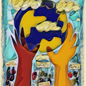 HISTORY OF JOY: OUR EARTH - original art prints by Herbert Siguenza
