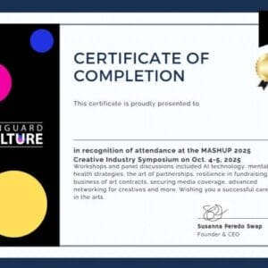 MASHUP 2025: Certificate of Completion